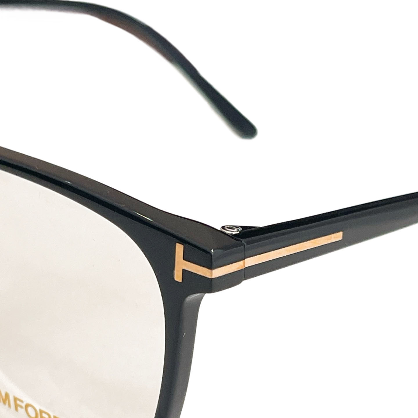 Tom Ford square frame glasses black gold/leopard/tawny/grey/blue/green color transparent lens Size 57口19-145