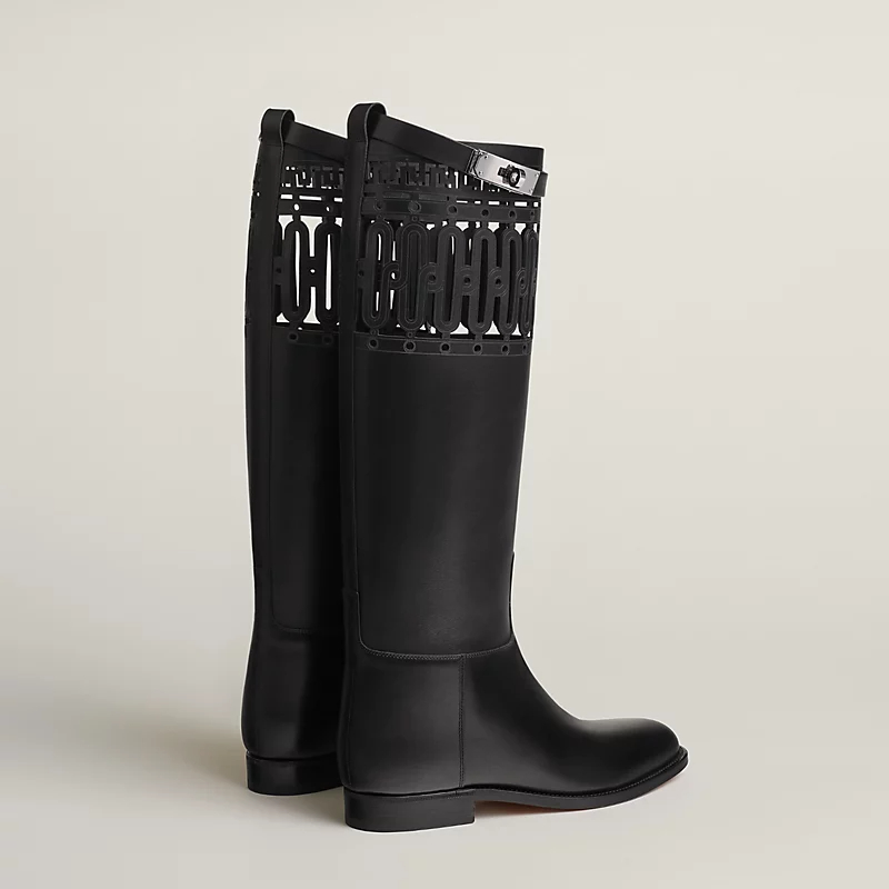 HERMES Jumping Black boots