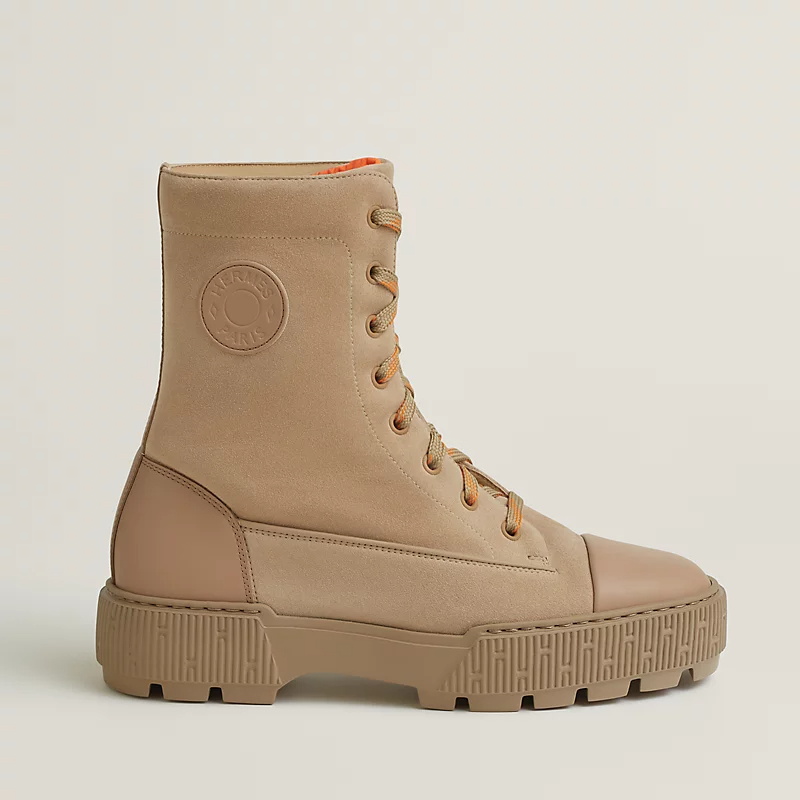 HERMES Fresh Brown ankle boots