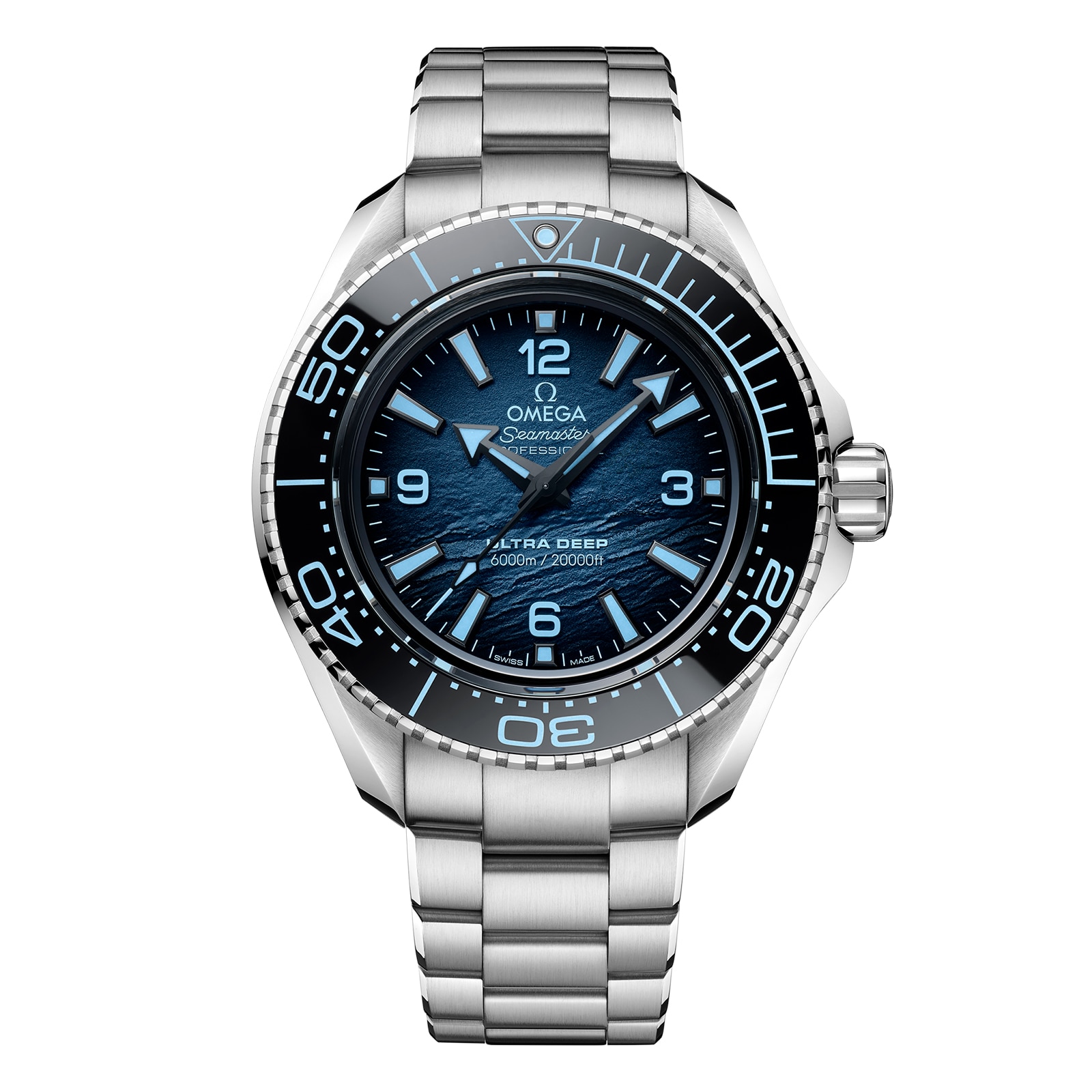 Omega Seamaster Planet Ocean 6000M Co Axial Master Chronometer 45.5mm Summer Blue O21530462103002