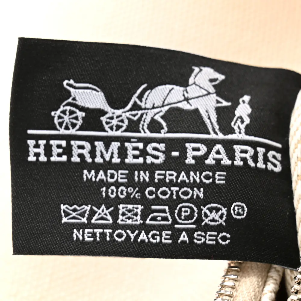 Hermès Bride-à-Brac Pouch Large Natural Canvas