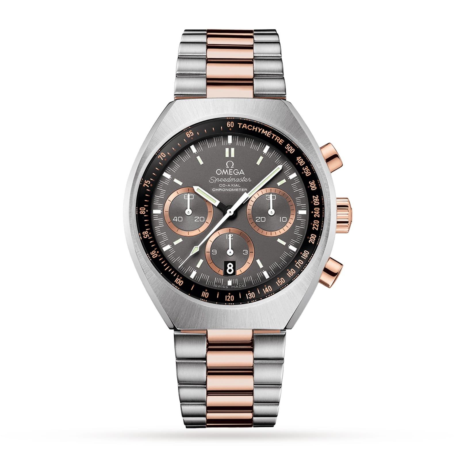 Omega Speedmaster Mark II Two Tone Sedna Mens Watch O32720435001001