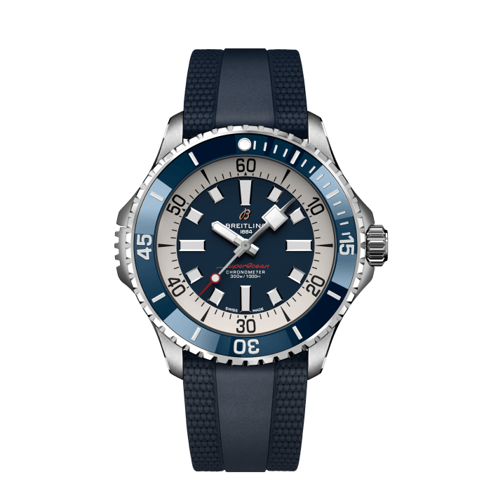 Breitling Superocean Automatic 46 Stainless steel Blue A17378E71C1S1