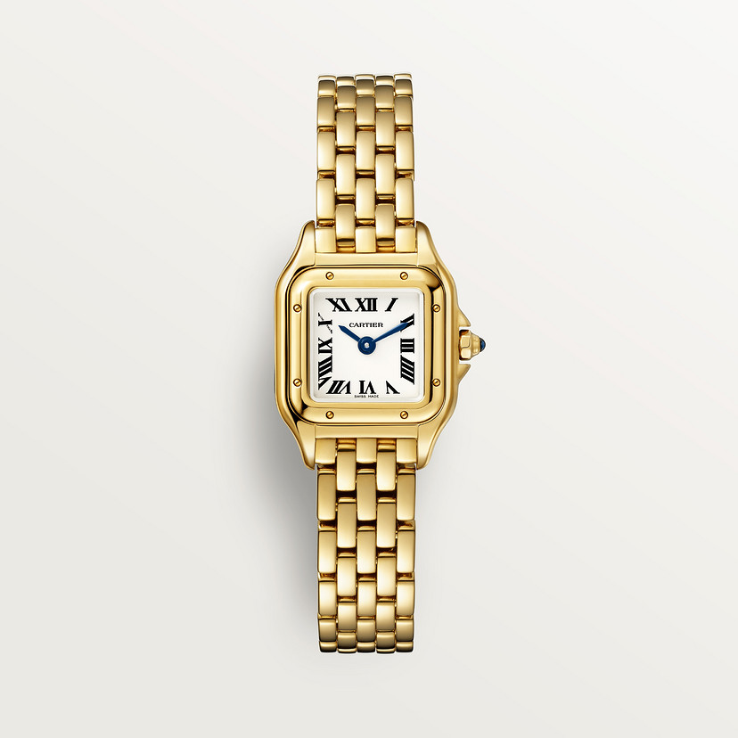 Panthère de Cartier watch Mini model quartz movement yellow gold CRWGPN0036
