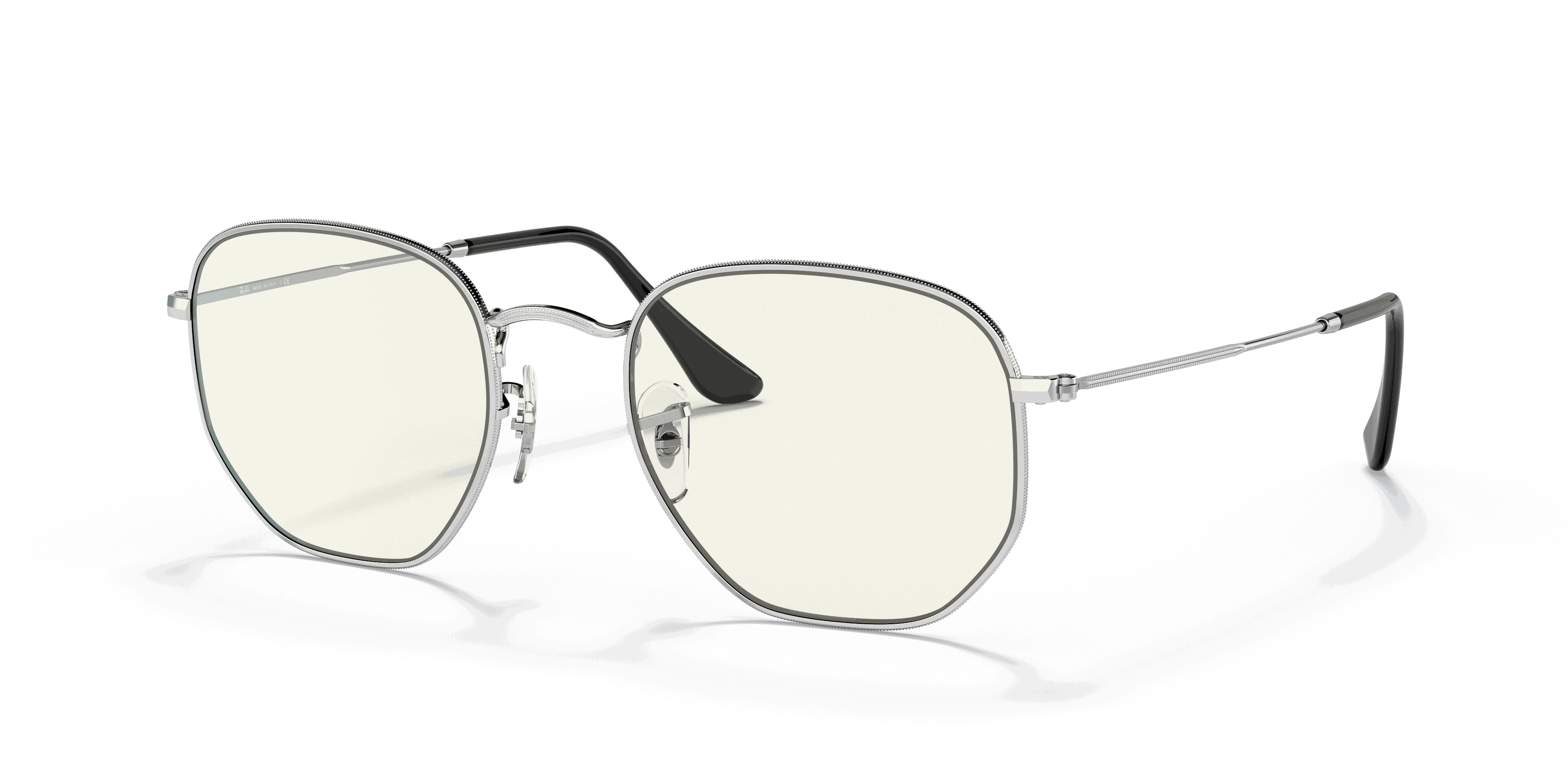 RayBan HEXAGONAL BLUE-LIGHT CLEAR EVOLVE