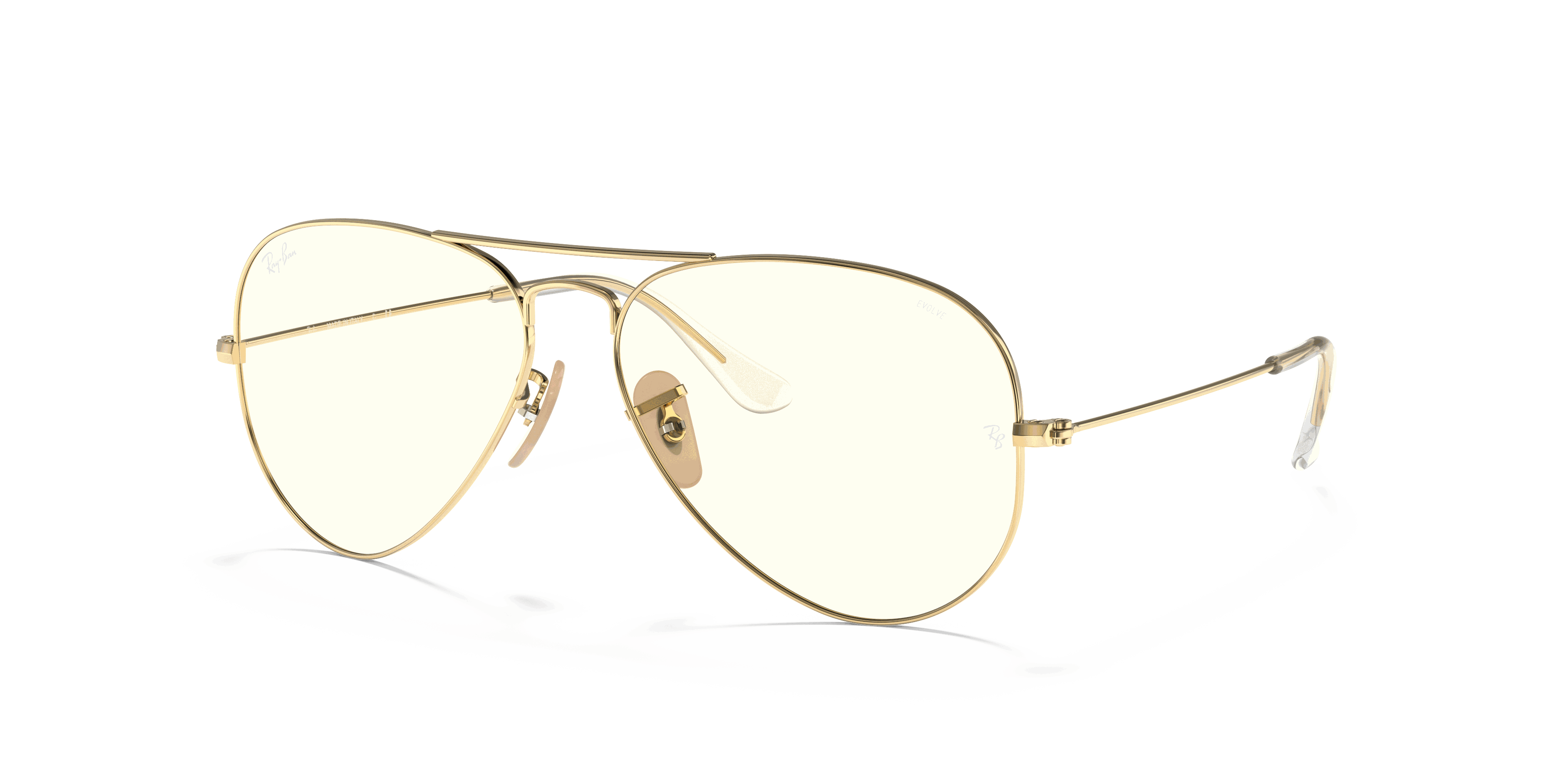 RayBan AVIATOR CLEAR EVOLVE