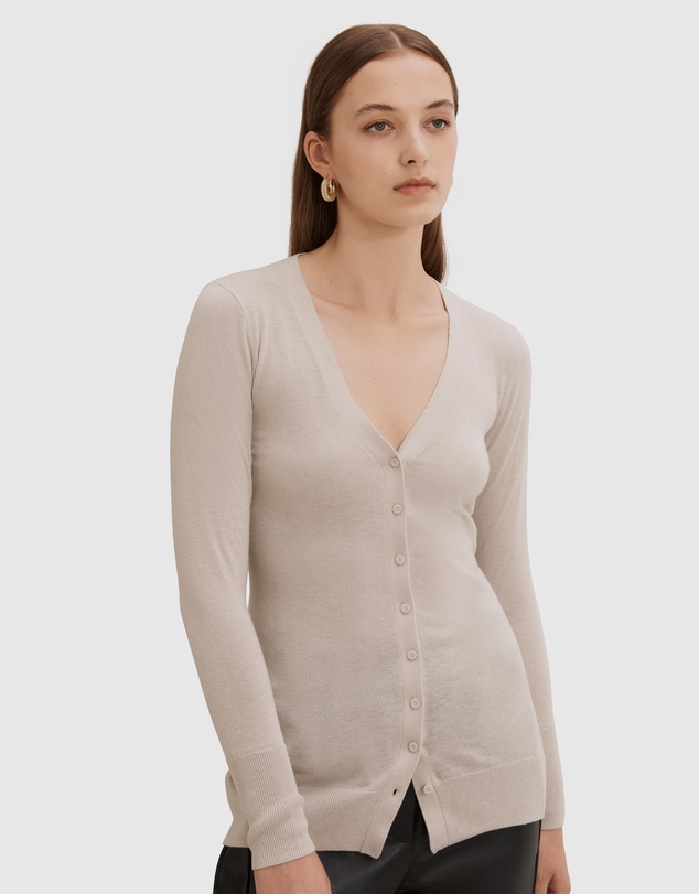 Country Road Australian Merino Wool Silk Cardigan