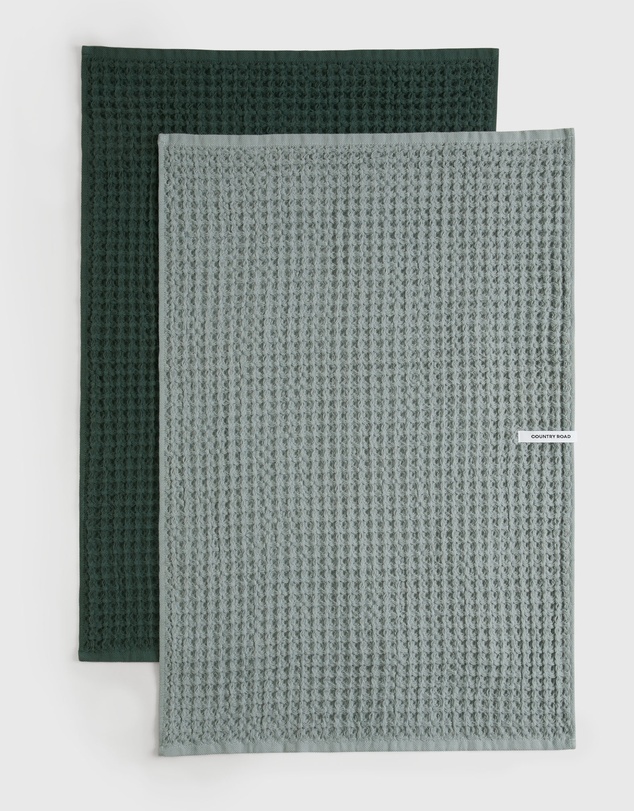 Country Road Australian Cotton Meeka Tea Towel Pack Of 2