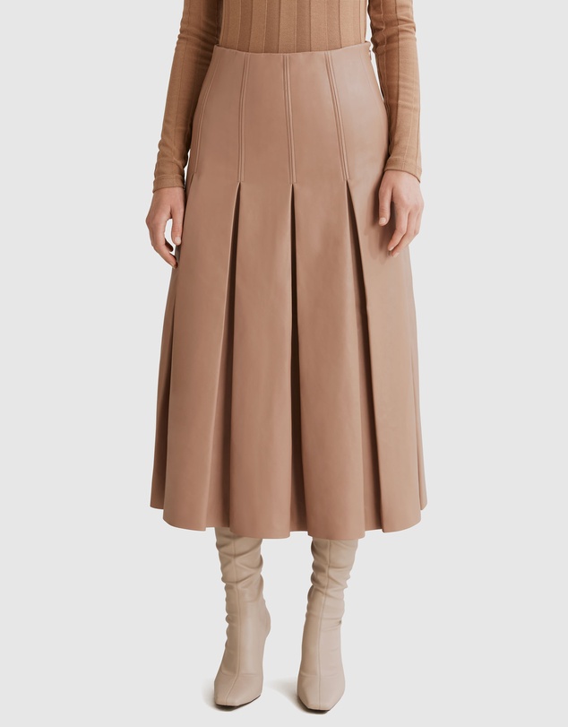 Country Road Inverted Pleat Skirt