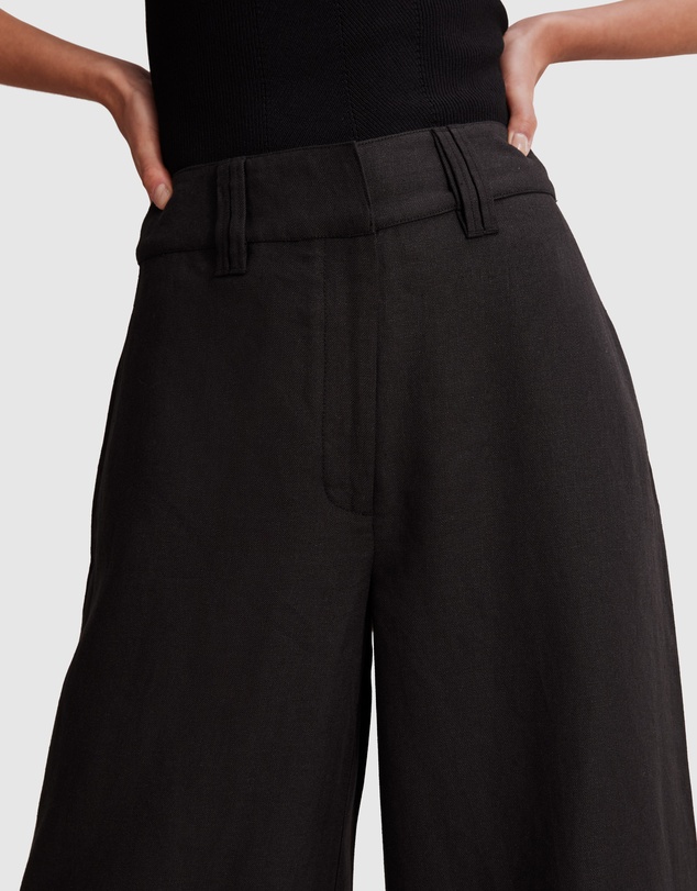 Country Road Organically Grown French Linen Wide Leg Pant