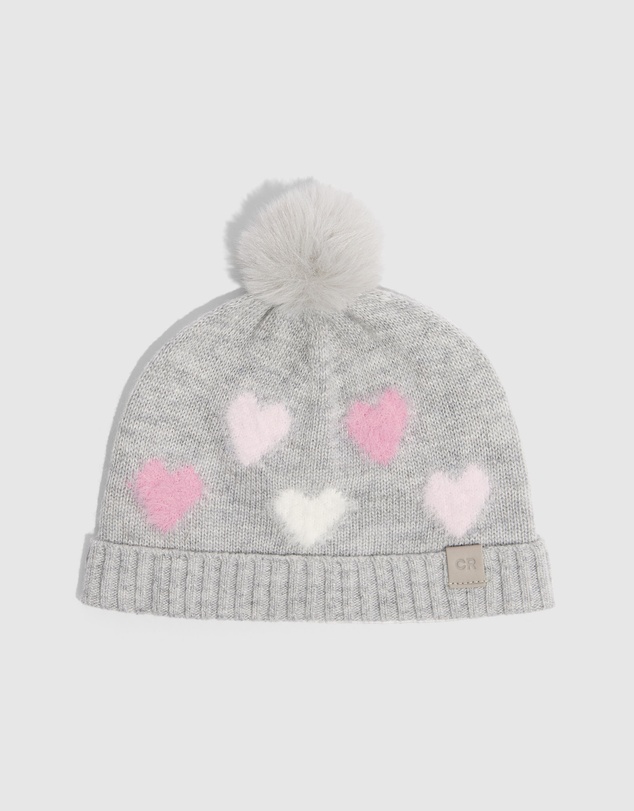 Country Road Heart Knit Beanie