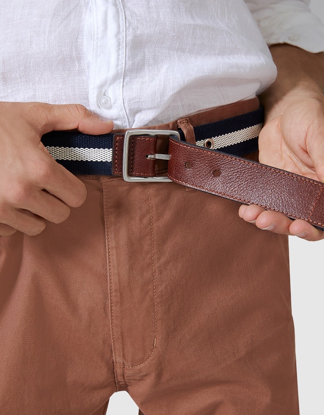 Country Road Textured Reversible Belt