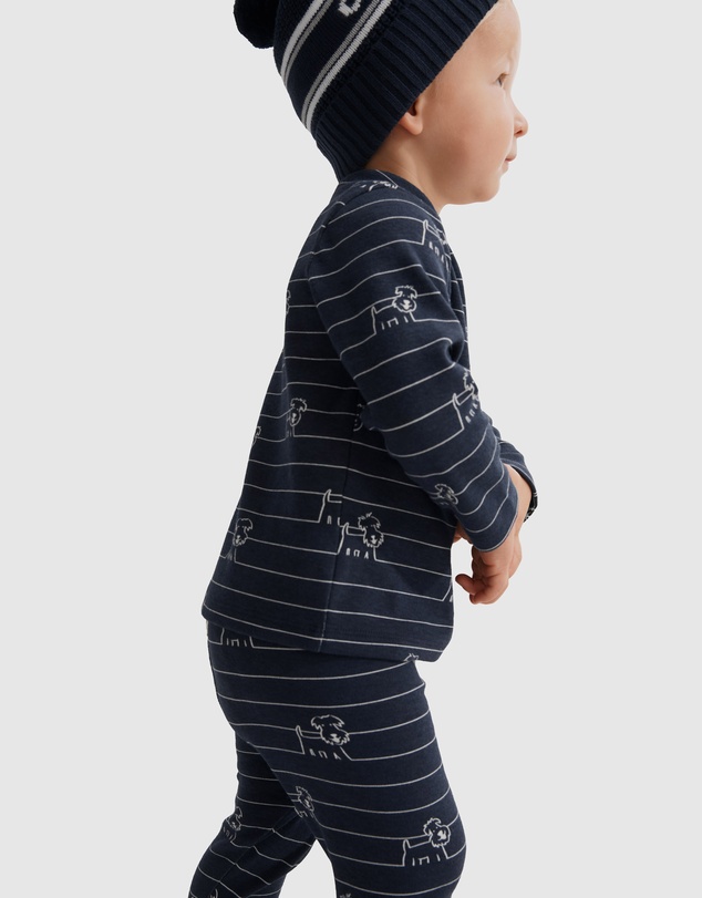 Country Road Organically Grown Cotton Envelope Stripe Dog T-Shirt