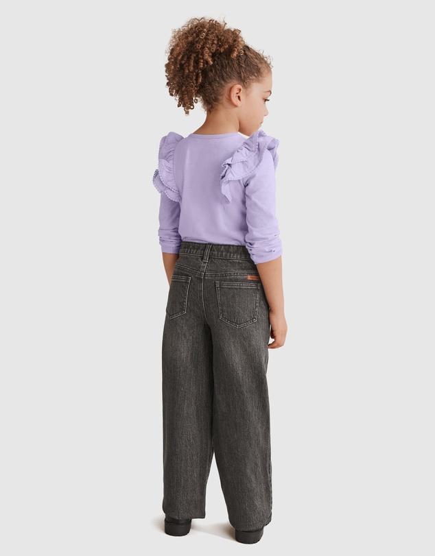 Country Road Organically Grown Cotton Slub Frill T-Shirt