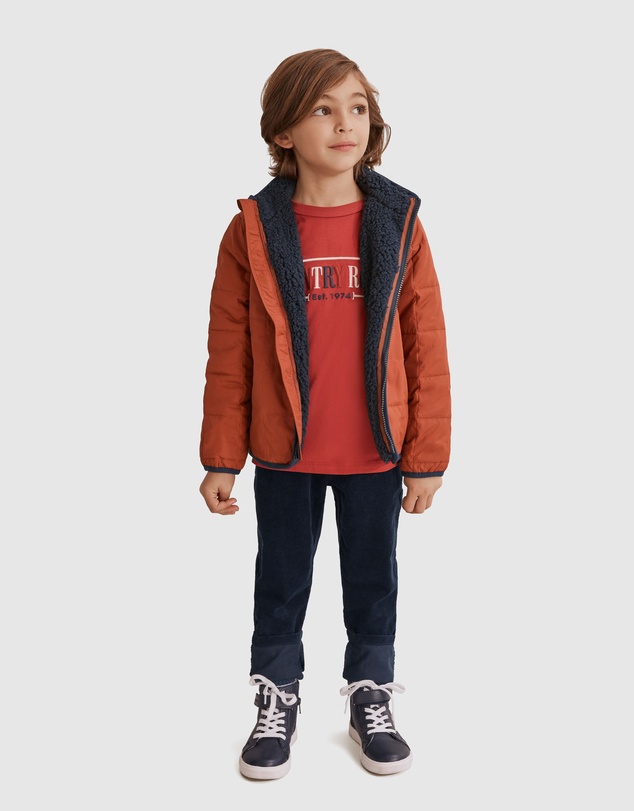 Country Road Grid Zip Jacket