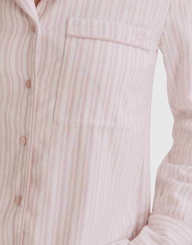 Country Road Stripe Flannel Pyjama Set