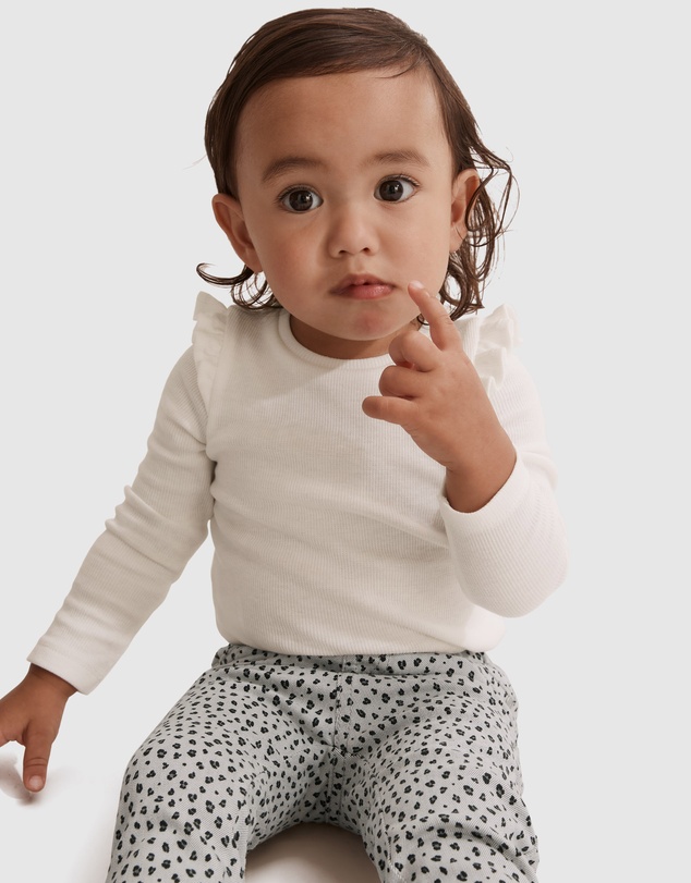 Country Road Recycled Polyester Soft Frill T-Shirt