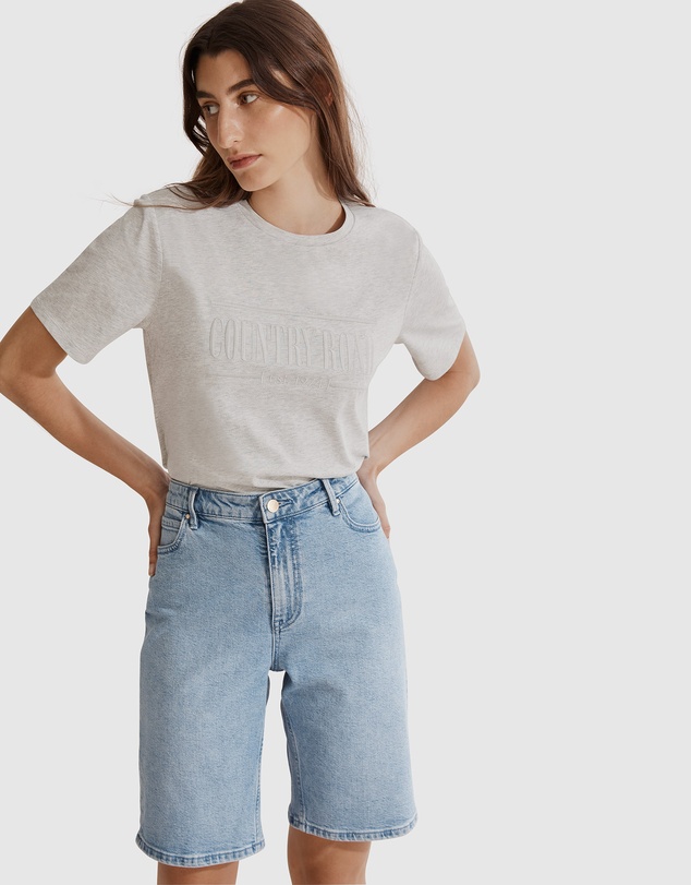 Country Road Verified Australian Cotton Heritage Embroidered T-Shirt