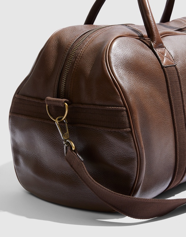 Country Road Leather Logo Tote