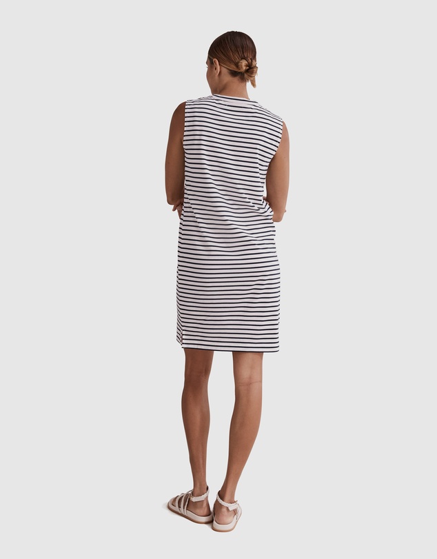 Country Road Verified Australian Cotton Stripe Modern Tank Dress