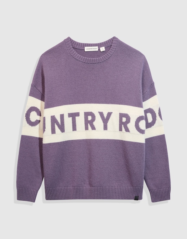 Country Road Teen Logo Intarsia Knit