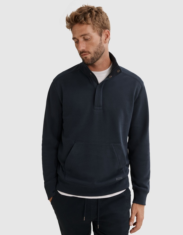 Country Road Towards Circularity - Recycled Cotton Mock Neck Sweat
