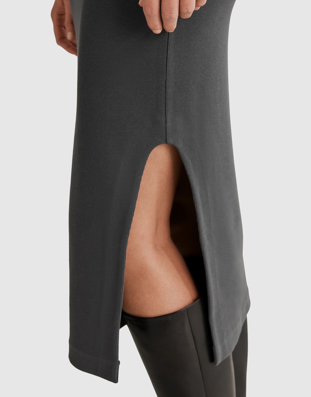 Country Road Rib Midi Skirt