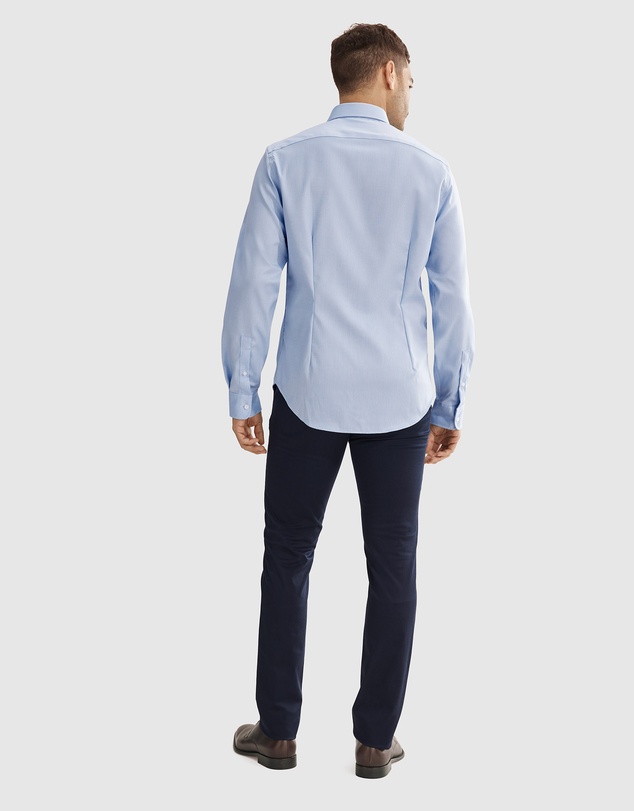 Country Road Slim Fit Textured Travel Shirt