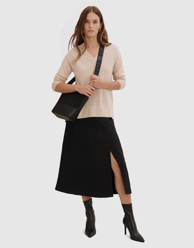 Country Road Verified Australian Merino Wool V-neck Knit