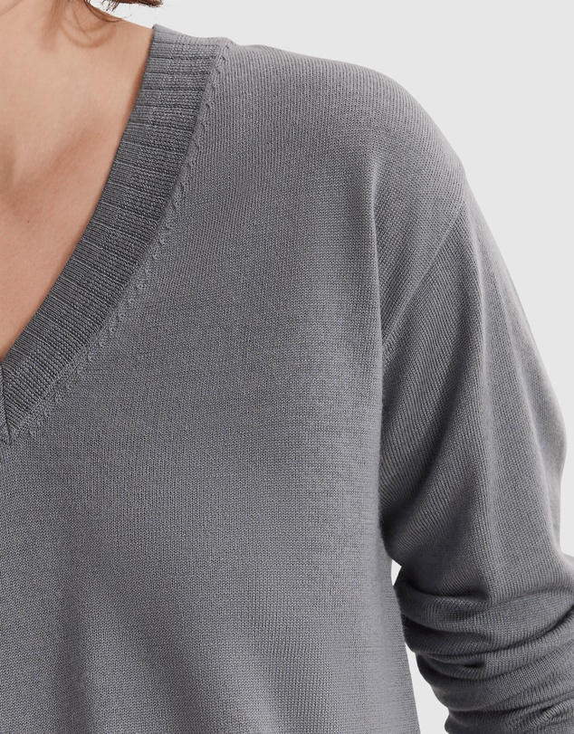 Country Road Verified Australian Merino Wool V-neck Knit