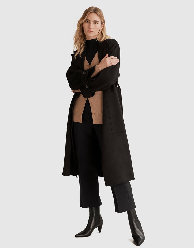 Country Road Australian Merino Wool Silk Cardigan