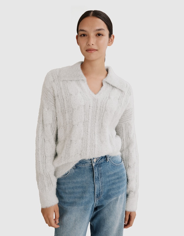 Country Road Teen Cable Knit Pullover