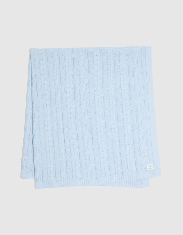 Country Road Cable Knit Blanket