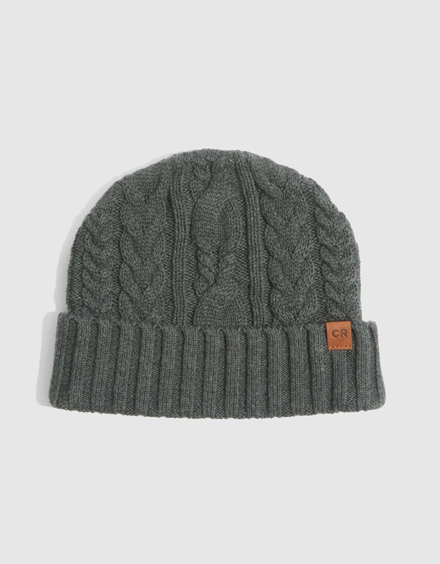 Country Road Cable Knit Beanie