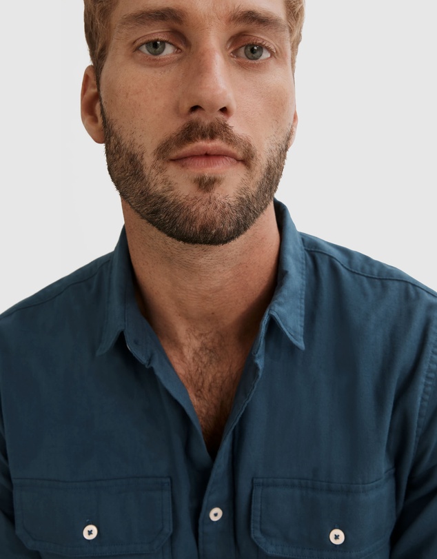 Country Road Regular Fit Double Cloth Shirt