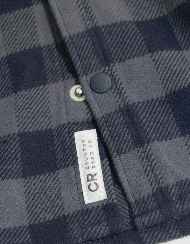 Country Road Check Hooded Shirt