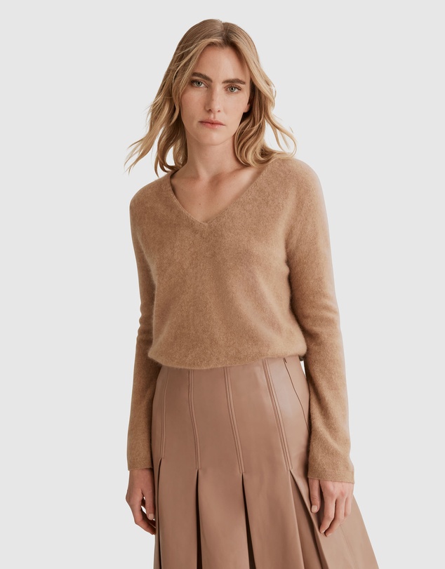 Country Road Brushed Cashmere Knit
