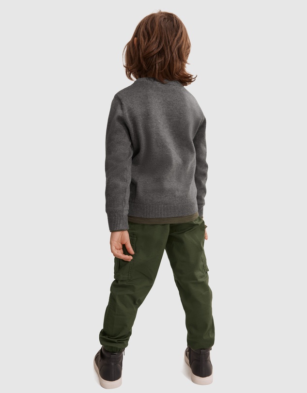 Country Road Dog Intarsia Knit