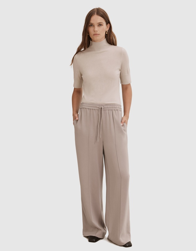 Country Road Australian Merino Wool Silk Short Sleeve Knit