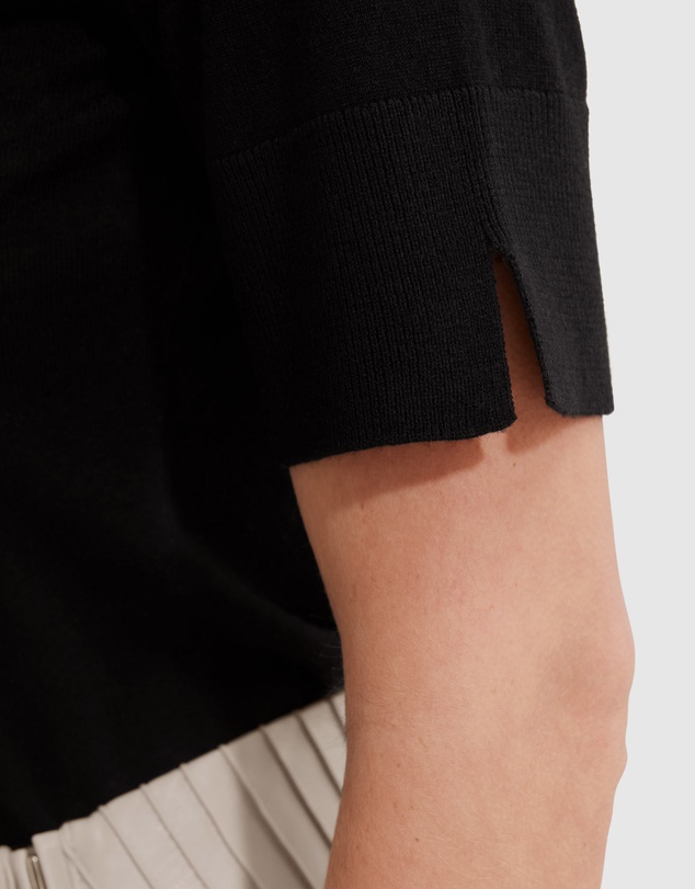 Country Road Australian Merino Wool Silk Short Sleeve Knit