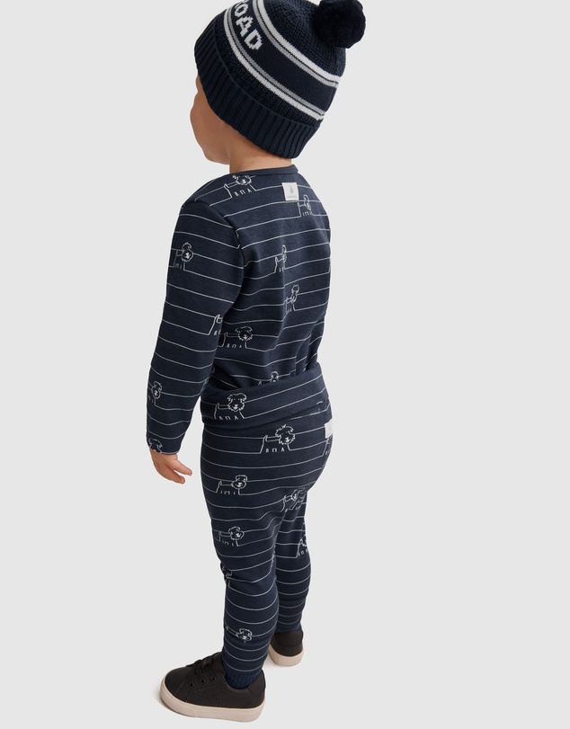 Country Road Organically Grown Cotton Envelope Stripe Dog T-Shirt