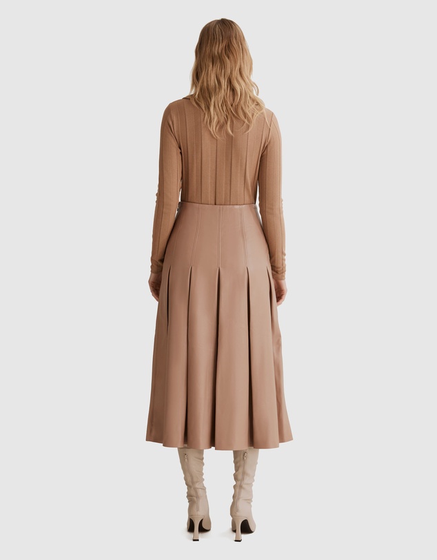 Country Road Inverted Pleat Skirt