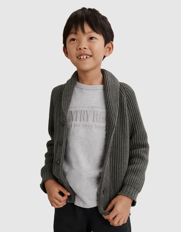 Country Road Shawl Knit Cardigan