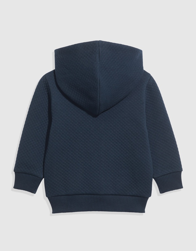 Country Road Unisex Organically Grown Cotton Quilted Hooded Sweat