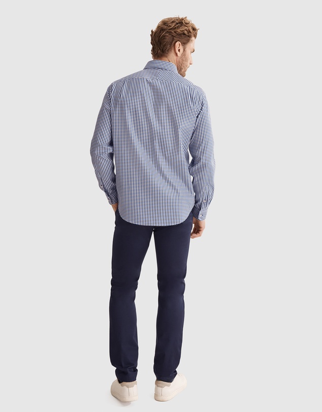 Country Road Regular Fit Gingham Travel Shirt