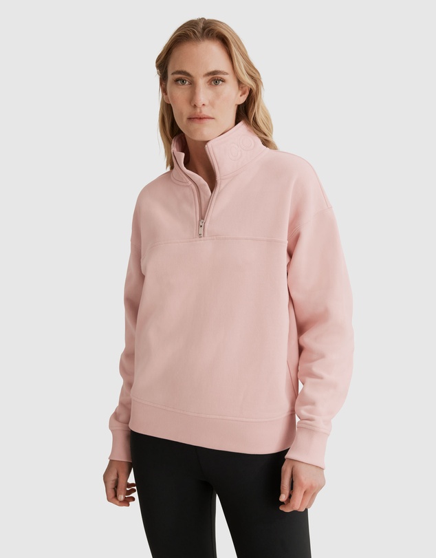 Country Road Australian Cotton Zip Collar Sweat
