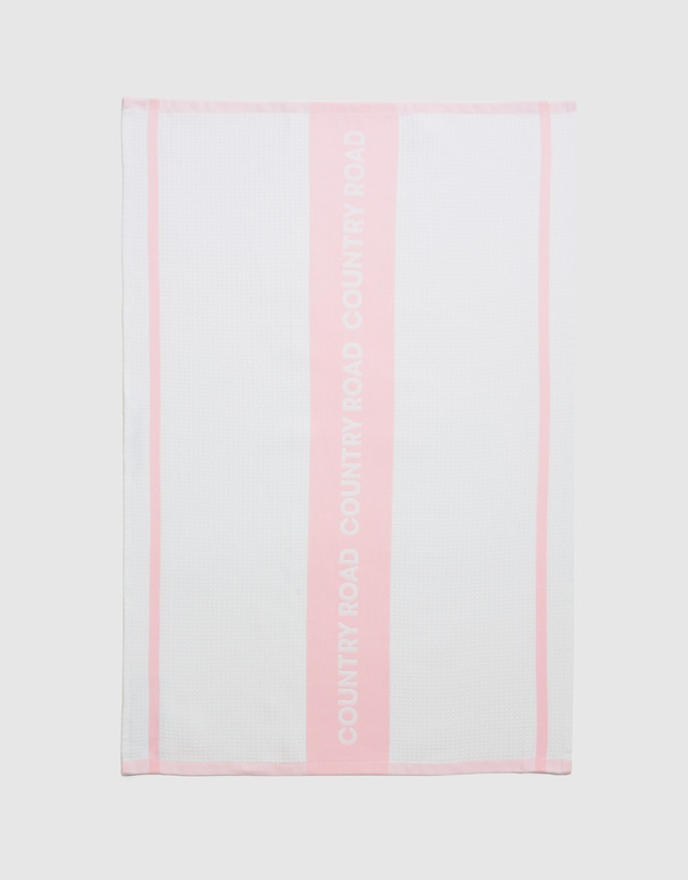 Country Road Australian Cotton Cr Logo Tea Towel
