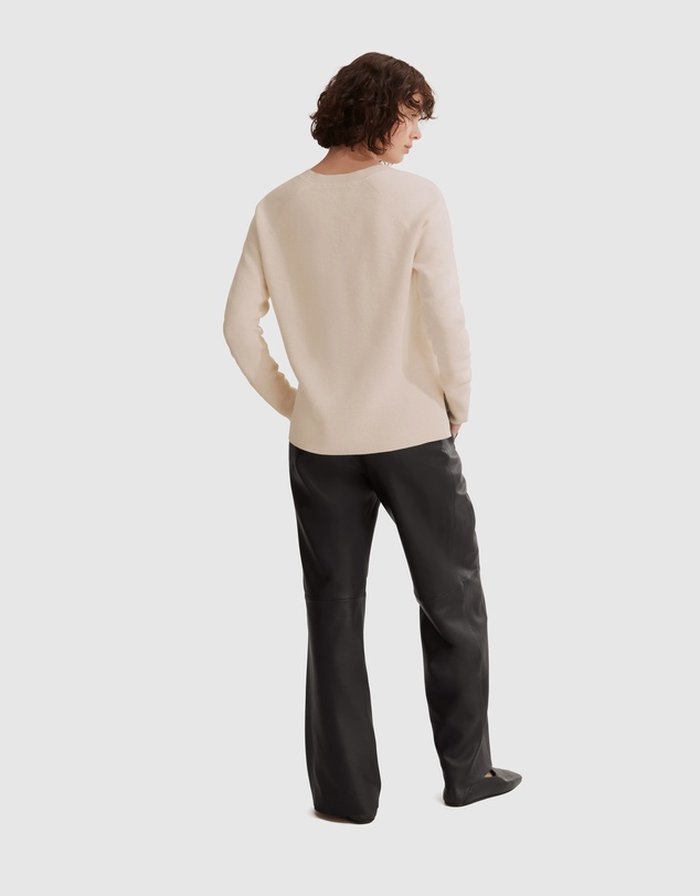 Country Road Cotton Linen V-neck Knit