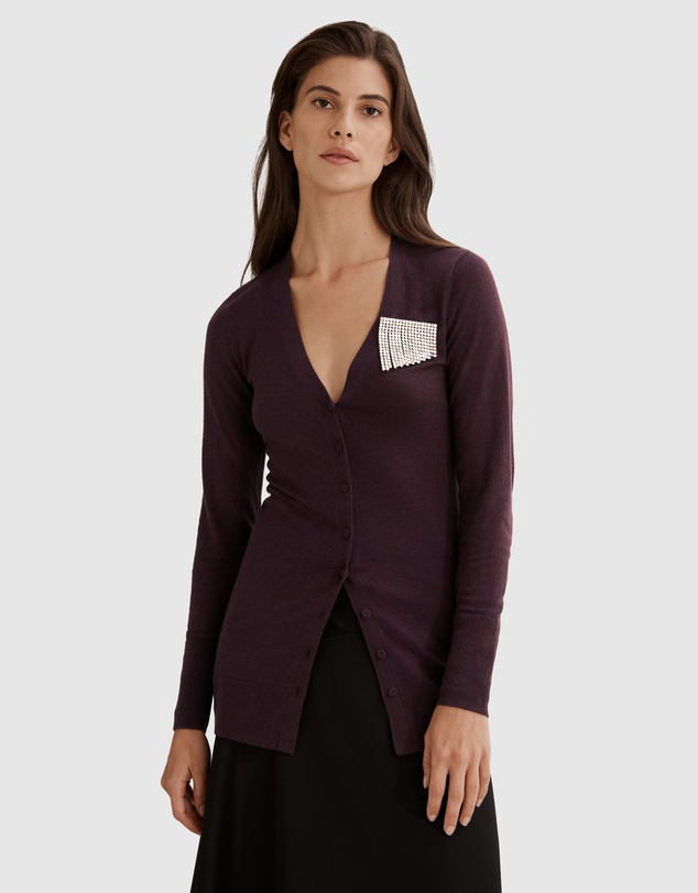 Country Road Australian Merino Wool Silk Cardigan