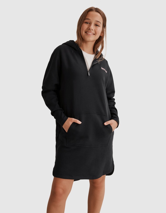 Country Road Teen Recycled Cotton Contrast Hooded Dress